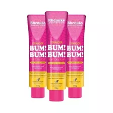 Kit C/3 Gel Firmador Bum Bum/barriga/coxas/abdome Rhenuks