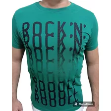 Camiseta Masculina Estampada Rock 100% Algodão Premium
