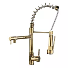 Torneira De Cozinha Monocomando Gourmet Luxo Dourado Ouro