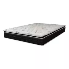 Colchon 2 Plazas D60 Pillow Top Espuma Soporte 130 Kg P/p