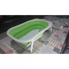 Bañadera Bebe Plegable Mega Baby Color Verde