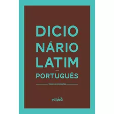 Livro Dicionário Latim-português