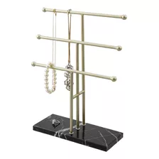 Mygift Organizador De Soporte Para Joyería Con Barra En T De