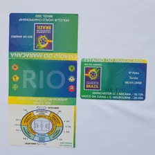 Ingresso Futebol Mundial Fifa 2000 Vasco X Melbourne Folder