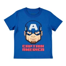 Polera De Niño, Capitán América Avengers Comics