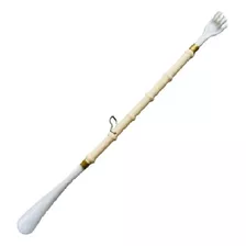 01 Mãozinha Longa Plástico Coçar Costas + Calçadeira - 50cm