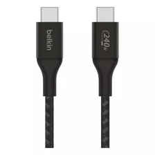 Cable Usb-c A Usb-c Belkin Carga Rapida 240w 2m Negro