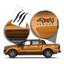 Sticker Calca 60cm Ford Ranger 4x4 Garra Kit Laterales Caja