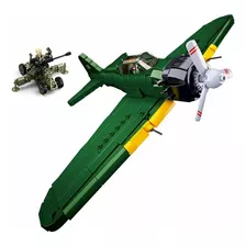 Avión Caza Wwii Zero Armada Imperial Japon, Compatible Lego