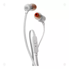 Fone De Ouvido Jbl Intra Auricular Com Fio Tune T110 Branco 