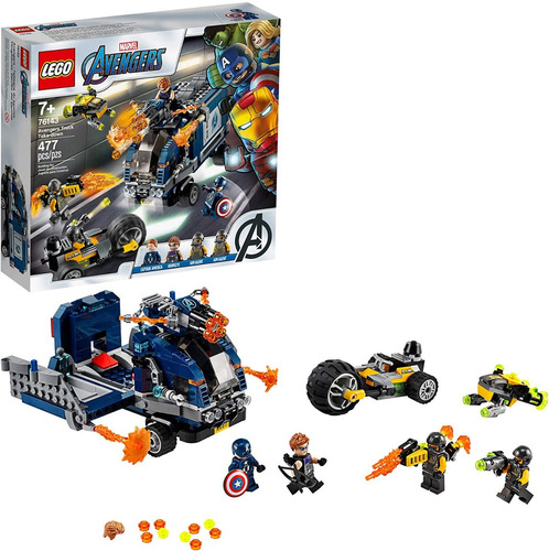 Lego Marvel Vengadores Camión Take-down 76143 (477 Piezas)