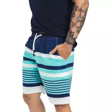 Bermuda Pantaloneta Sublimada Hombre Exacta Imagen