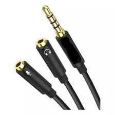 Cable Audio Divisor Tri-estéreo 2 Hembras A 1 Macho Premium