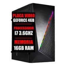 Pc Gamer Intel Core I7 / Placa Video 4g / 16g Ram / Ssd 480g