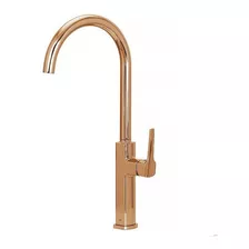 Torneira Rose Gold Cozinha Monocomando Welle