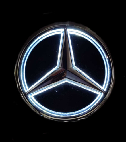 Emblema Led Mercedes Benz Glc Gle 2015 2016 2017 2018 2019 Foto 4