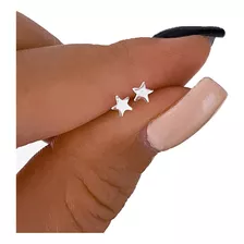 Aros Pasantes Estrella Mini Plata 925