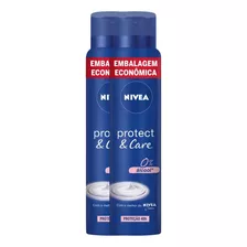 Kit 2 Desodorante Nivea Feminino Protect & Care 48h 200ml