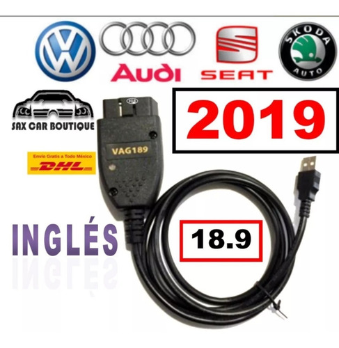 Vag Com 2019 Espaol Ingles Version 18.9 Vw Seat Audi Vagcom * Foto 2