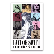 Poster Taylor Swift The Eras Tour 48x33cm Colores Hd + Tubo