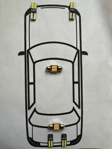 Kit Led Canbus Dodge Attitude 2015/2020hyperled Foto 2