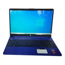 Laptop Hp Azul, Amd Ryzen 3, 12 Ram, 256 Ssd