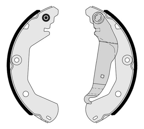 Brembo Zapatas Chevrolet Cavalier Ls 2018-2020 Trasero Foto 2