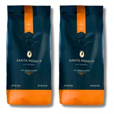 Kit 2x Café Santa Monica Atacado Em Grãos Torra Média 250g