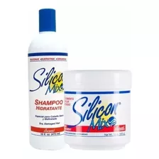 Kit 1 Shampoo 473ml + 1 Máscara 450g Silicon Mix Tradicional