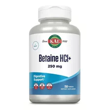 Kal | Betaine Hcl | 250mg | 250 Tablets 