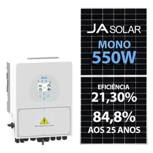 Gerador Solar Deye 5kw Hibrido 220v Telha Colonial 