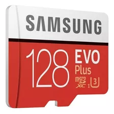 Tarjeta Memoria Micro Sd Samsung Evo Plus 128gb C10 4ku3r100