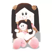 Pelúcia Boneca Mamãe E Filhinha - Boneca De Pano - Soft Toys