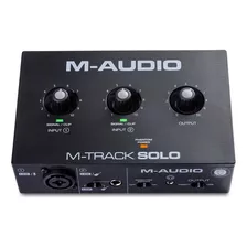 Interface Áudio Mtracksolo M-audio Profissional 16-bit