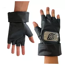 Luva Do Naruto De Couro Kakashi Hatake Cosplay Ninja Anime 