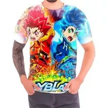 Camiseta Camisa Beyblade Burst Valt Aoi Envio Hoje Desenho 1