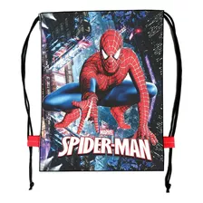 Tula Cotillones Fiesta Morralito Spiderman Hombre Araña X 6