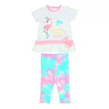 Conjunto Niña Bubblegummers Elevated Nature White