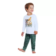 Pijama Infantil Menino Blusa E Calça Meia Malha Kyly 1000175