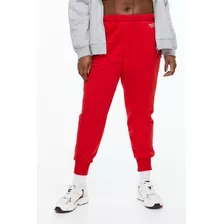 Pantalón Deportivo Joggers H&m Rojo Red Plus Size