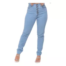 Calça Mom Jeans Feminina Cintura Alta Premium 