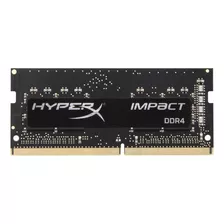 Memoria Ram Impact Gamer Color Negro 8gb 1 Hyperx Hx432s20ib2/8