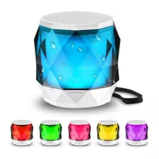 Altavoz Portátil Luces, Altavoz Inalámbrico Led Luz N...