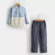 Ropa Niño Conjunto Cortaviento Y Pantalón Para Niño