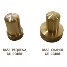 Base Pequena + Base Grande Cobre Uso Em Balancim Com Vazador