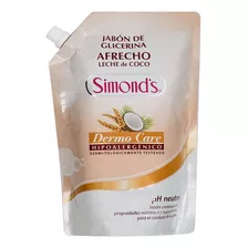 Simond's Jabon Liquido Doypack Afrecho Leche Coco 750ml