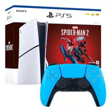Consola Playstation 5 Ps5 Slim Spider Man 2 Y Mando Celeste