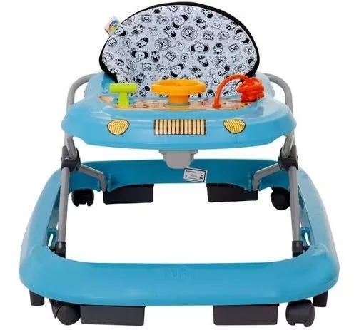 Andador Infantil Toy Safari Tutti Baby Até 12 Kg Azul Menino