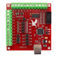 Placa Controladora Mach3 4 Eixos 100khz Interface Usb Cnc Nf