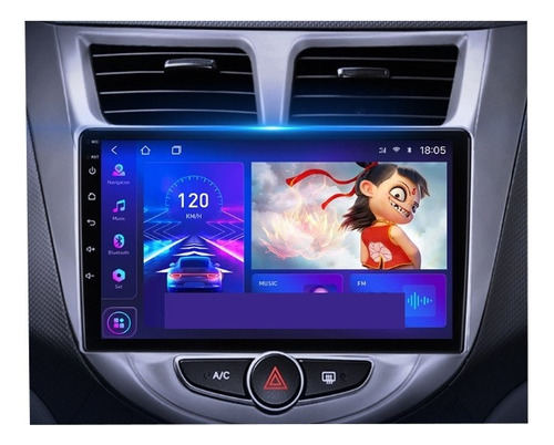 Estereo Dvd Gps Hyundai Elantra 2017-2019 Touch Hd Radio Usb